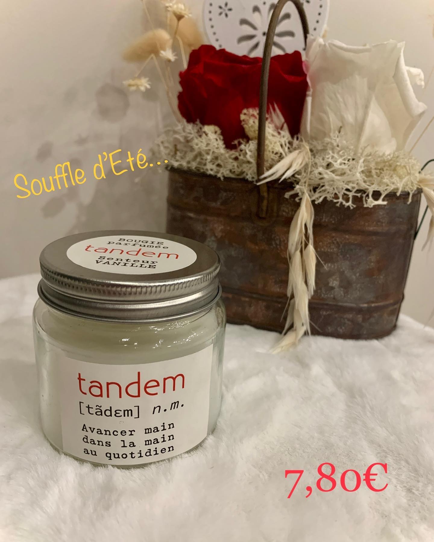 Bougie senteur vanille